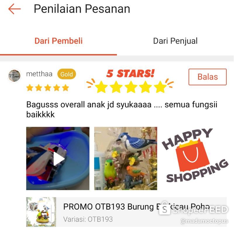 PROMO BRO1344 OTB193 OTB194 BRO1261 ​Burung Sangkar Berkicau Pohon Mainan Anak Hewan Binatang ZOOTOPIA