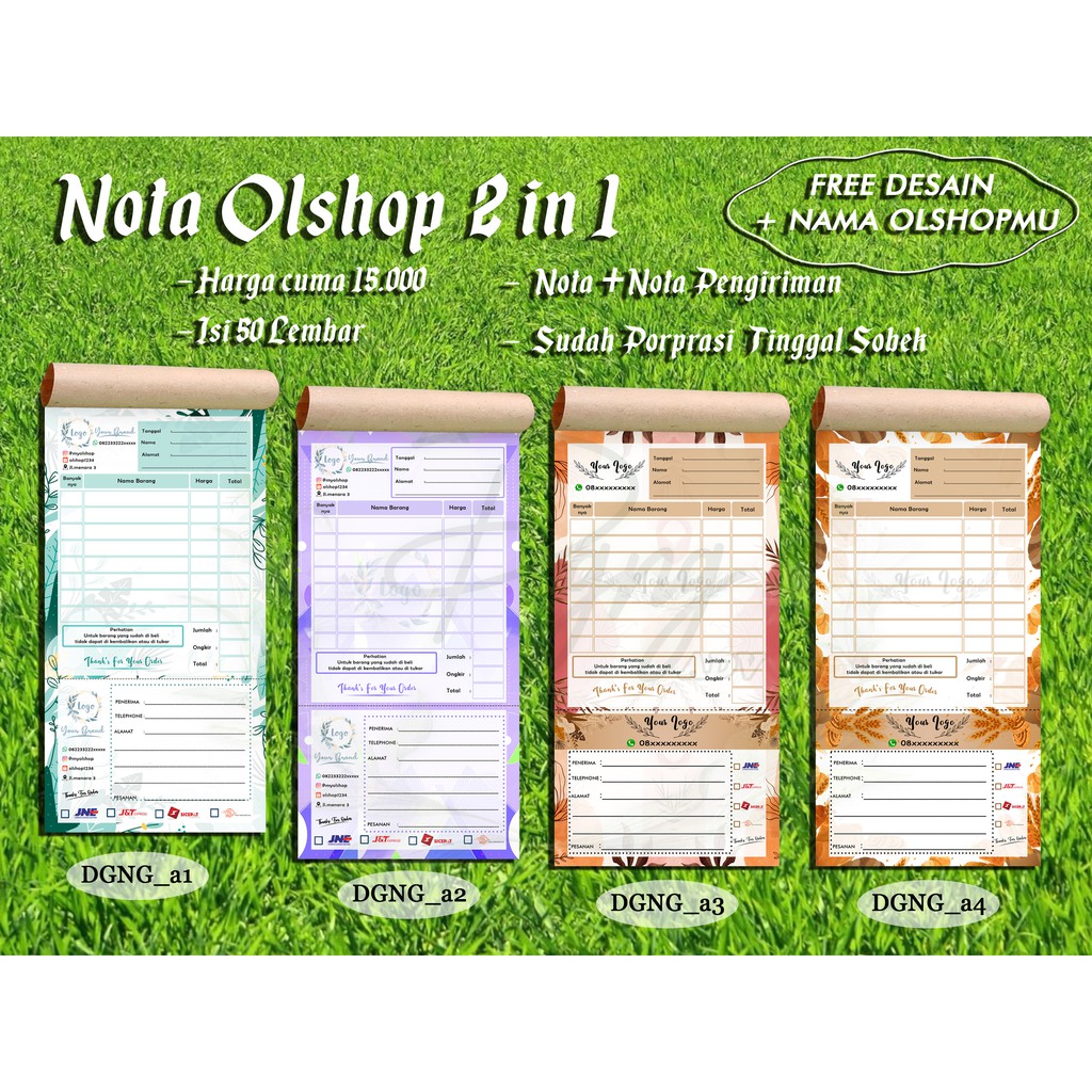 

nota olshop 2 in 1