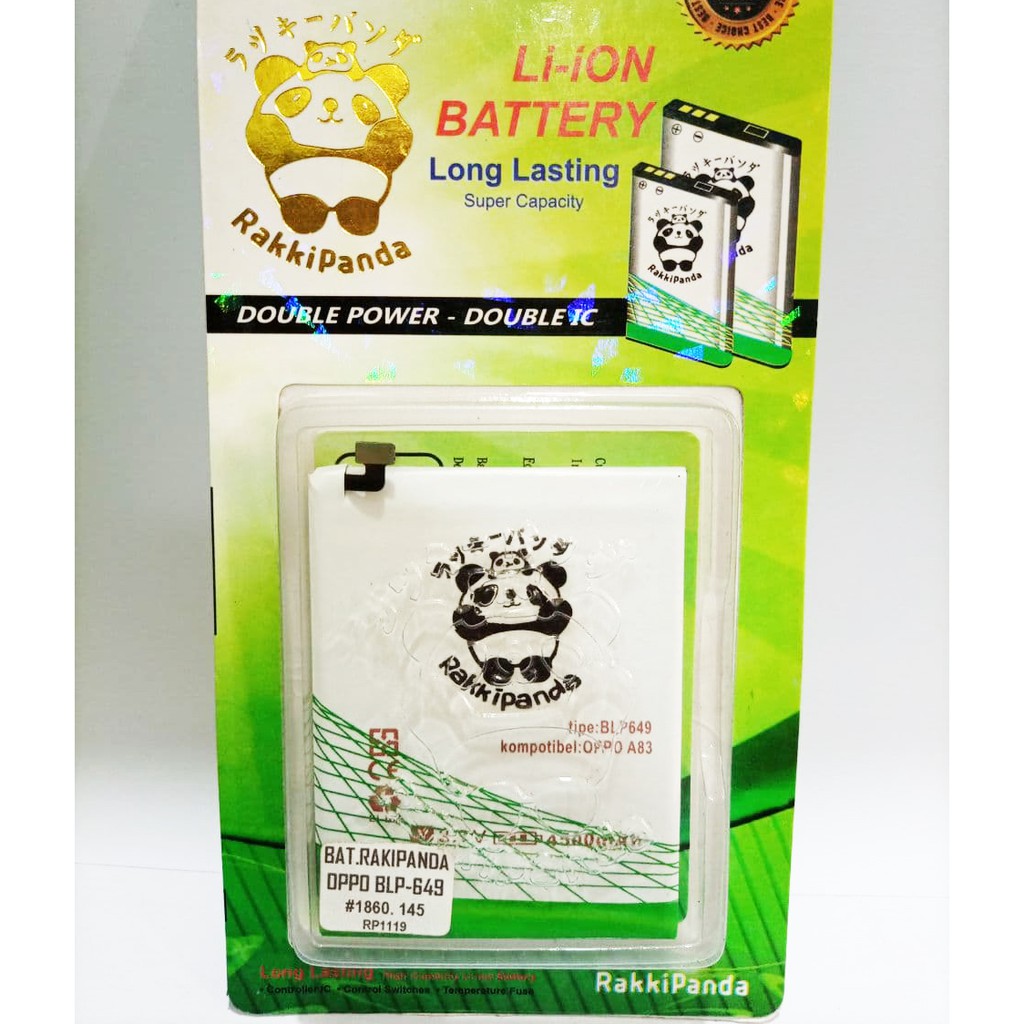 Baterai Oppo BLP649 OPPO A83 Rakkipanda Dobel IC Power