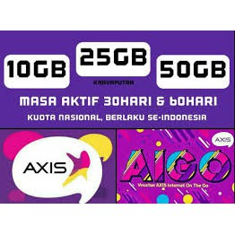 AXIS DATA BRONET NASIONAL KUOTA HINGGA 16GB MASA AKTIF SAMPAI 2BULAN