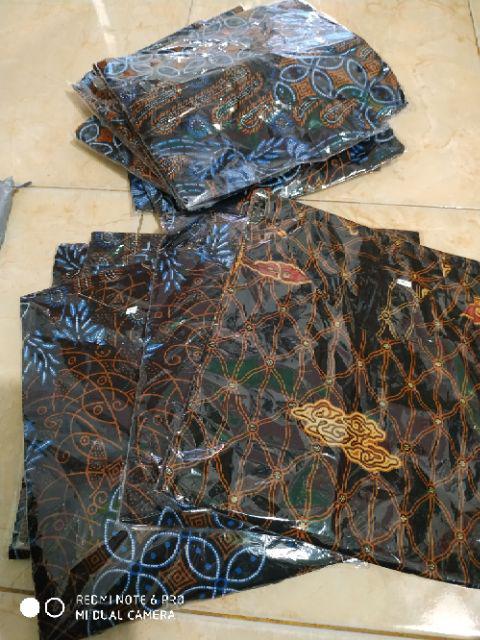(1kg=4pcs) Kemeja Batik Lengan Panjang Batik Ori Truntum Batik Solo Seragam Batik