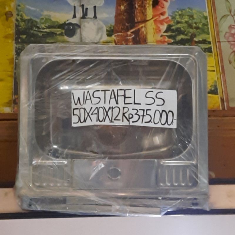wastafel tempat cuci tangan stainless tebal