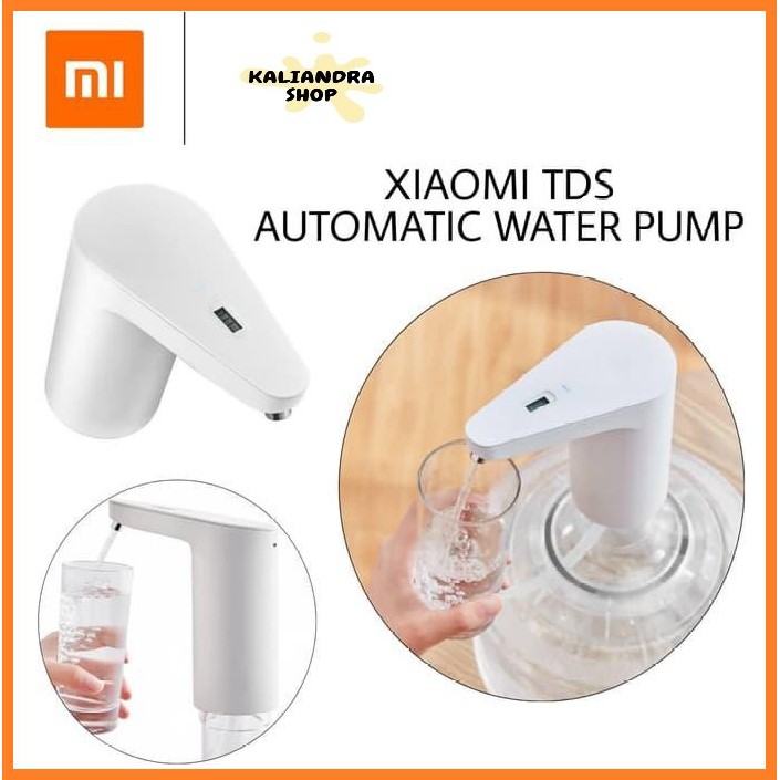 XIAOMI TDS Automatic Water Dispenser Water Bottle Pump USB Rechargeable Pompa Galon Elektrik