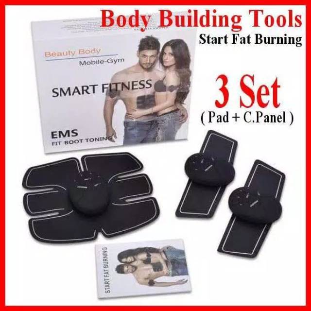 SIXPAD ABS Pengencang Otot Perut Smart Fitness EMS