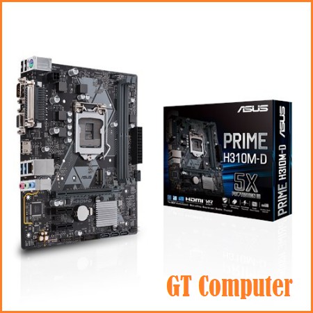 Motherboard Asus PRIME H310M-D (LGA1151V2, H310, DDR4, USB3.1, SATA3)