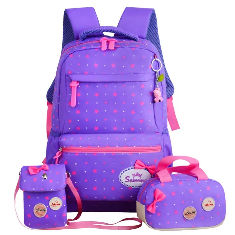 Tas Ransel Sekolah Backpack Wanita Tas Murah Ransel | Ransel Polka Bintang