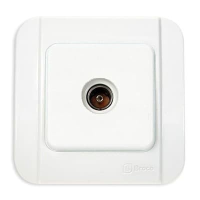 BROCO STOP KONTAK TV GALLEO G183-55S WHITE OUTLET TV