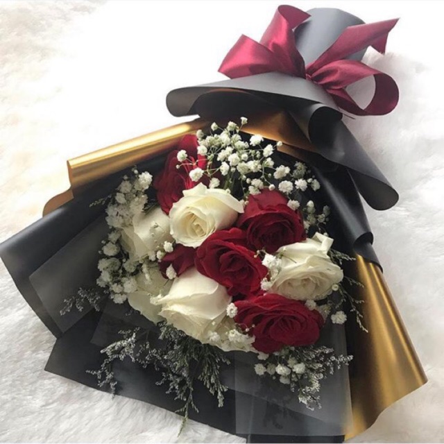 Rose Bouquet 10 Bunga Graduation Bunga Wisuda Fresh Flower Buket Bunga Mawar Shopee Indonesia