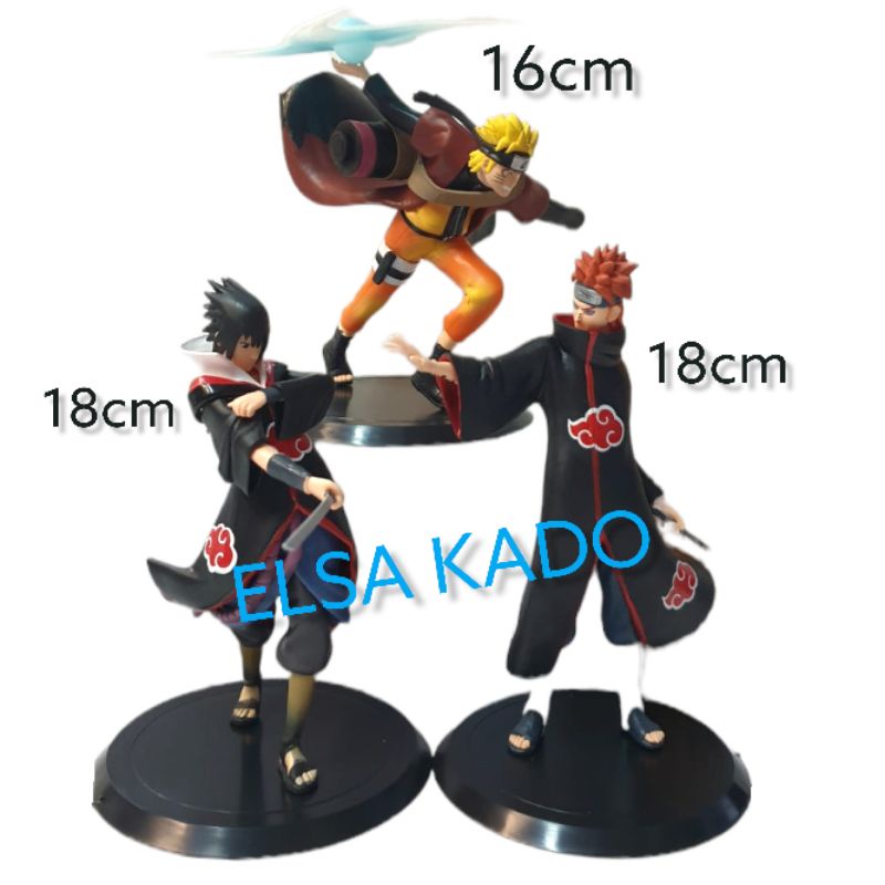 Action Figure Naruto Set 3 Sasuke Pain