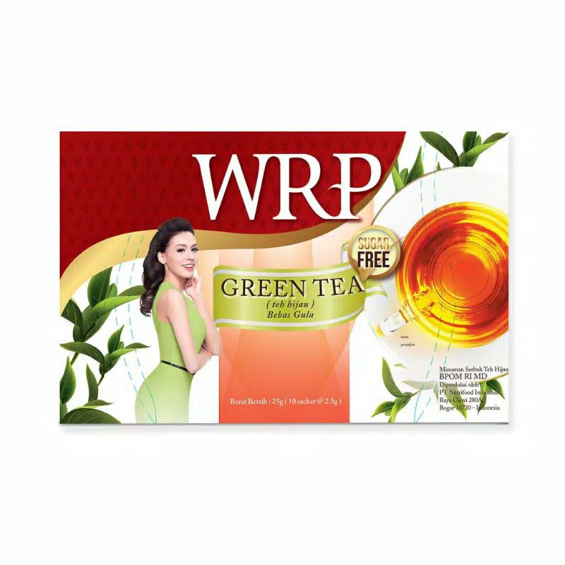 

WRP diet green tea isi 10 sachet*2,5gr