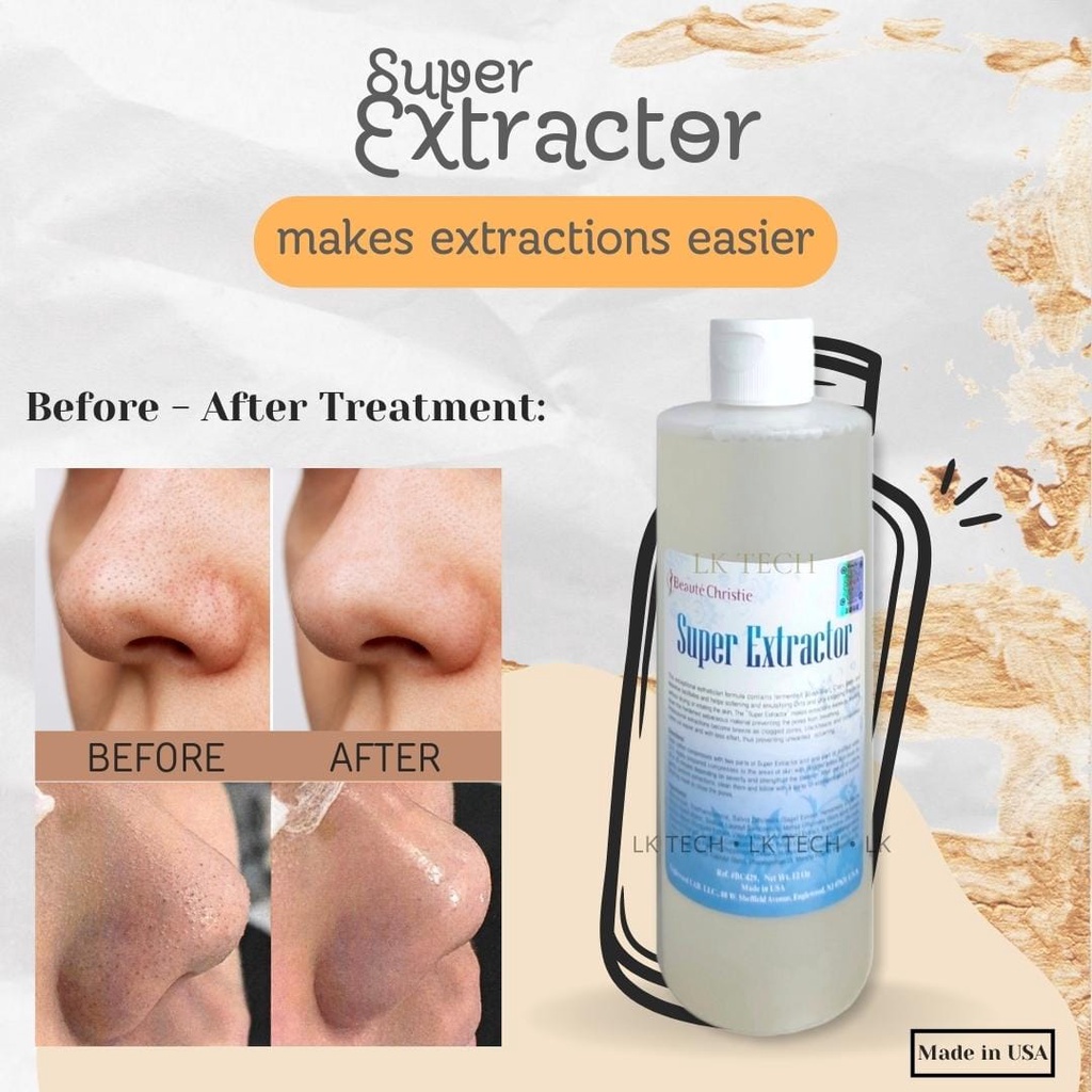 super extractor comedo lotion serum pelunak komedo mudah sedot pencet komedo bersihkan pori 100 / 350 2ml
