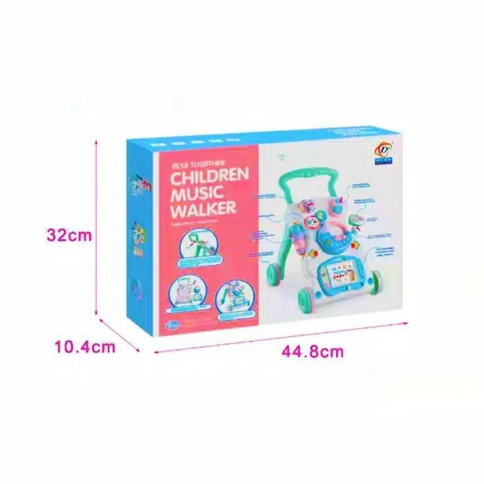 MWN.TOYS Children Music Walker Dorongan Belajar Jalan No 696-R8