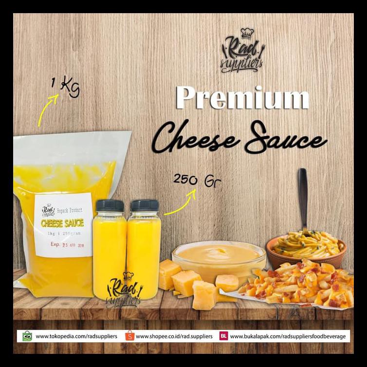 

Cheese Sauce, Saus Keju Spesial Kemasan 1Kg, Termurah Terbaik!! Bermutu