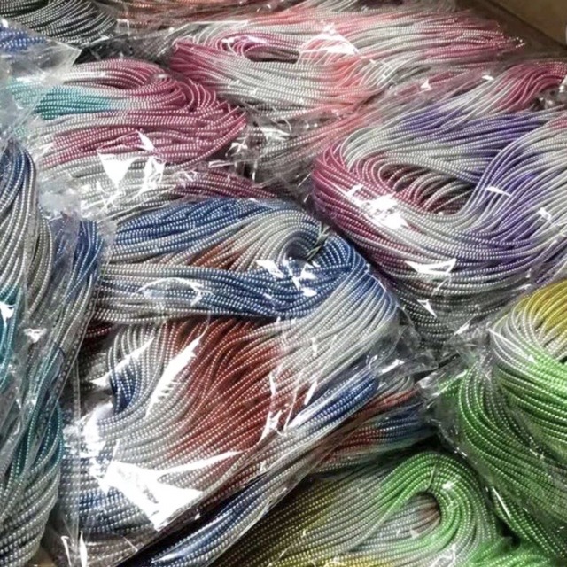 Pelilit Kabel Metalic 1.4 Meter Pelilit Kabel Spiral Warna Metalic Pelindung Kabel Charger Cable Saver Universal