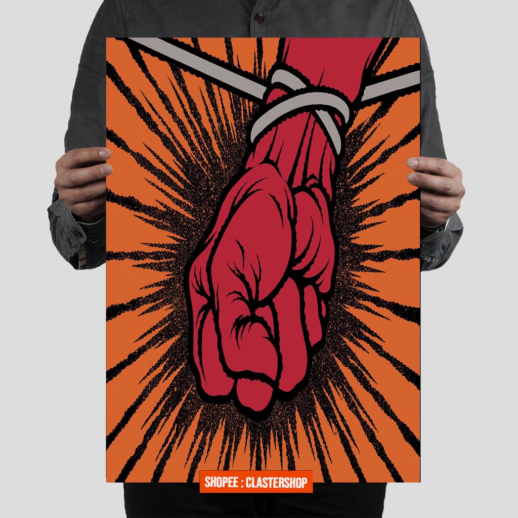 POSTER BAND METALICA Poster Dinding Aesthetic Poster Aesthetic Poster Murah Poster Retro Band Vintag