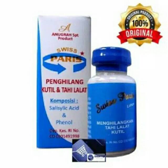 Swiss paris origional lotion penghilang kutik dan tahi lalat
