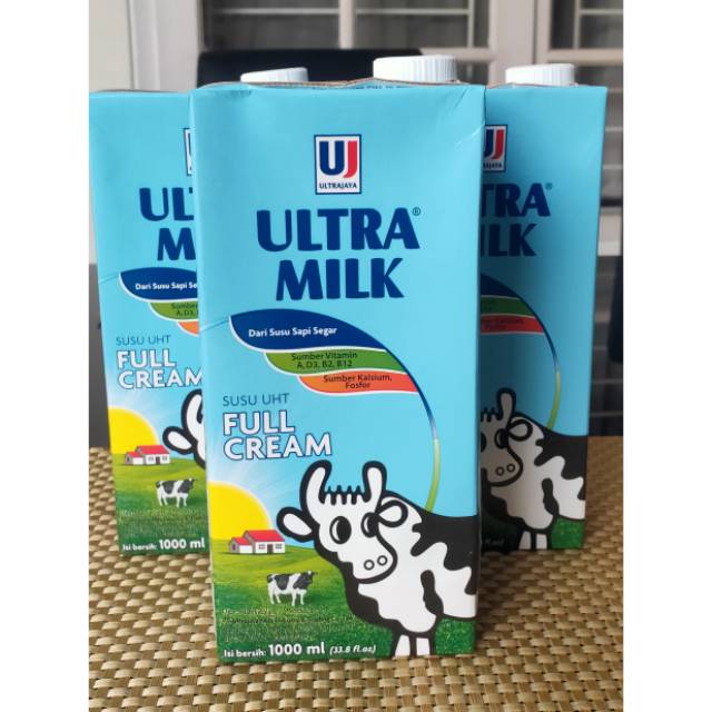 Ultra Milk Susu Uht Full Cream Original Uk 1000 Ml Shopee Indonesia