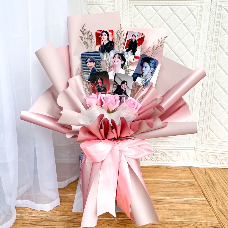 buket polaroid bts exo bigbang kpop - murah bisa request