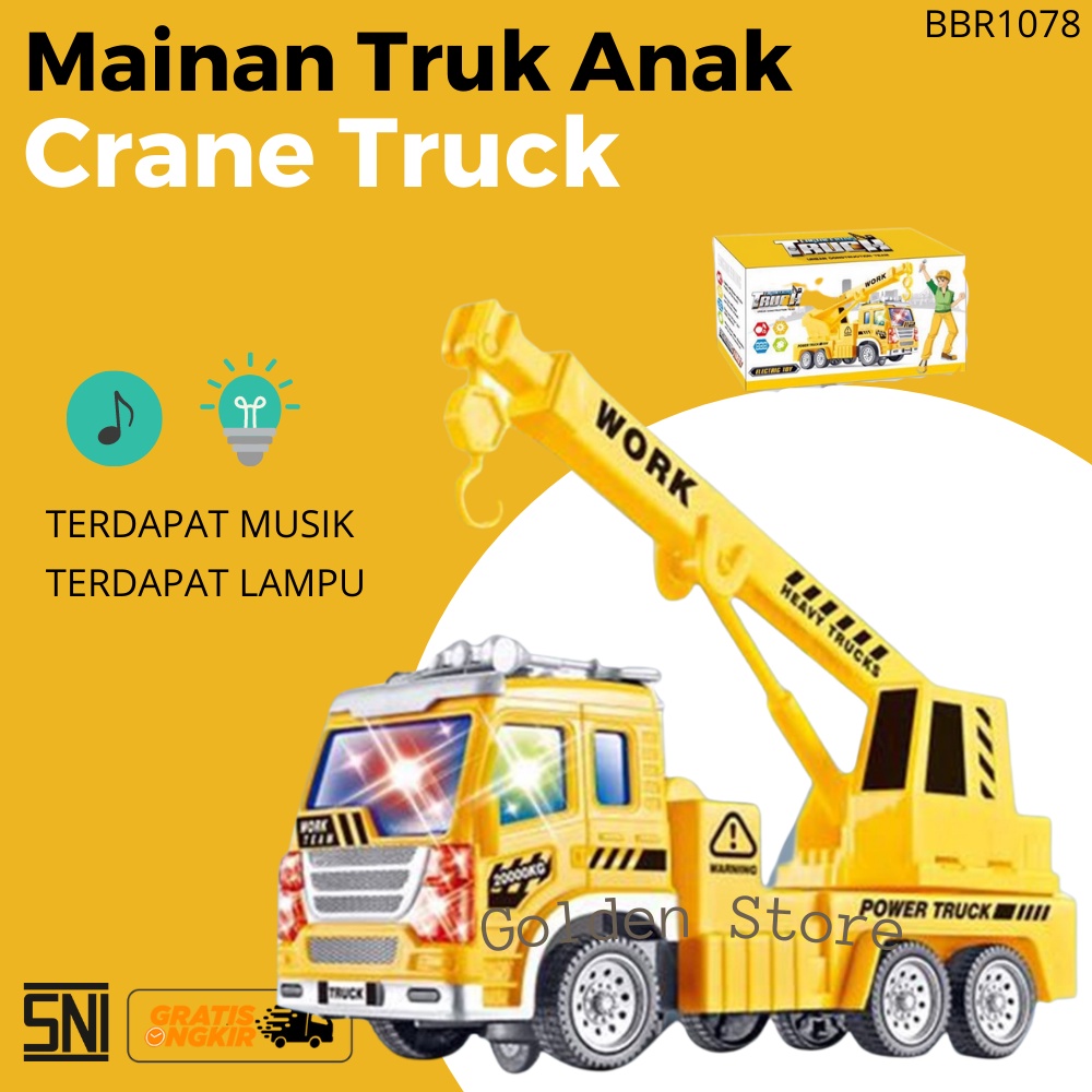 Mainan Truk Muatan Alat Berat - Mobil Mobilan Anak Laki - truk kontainer mainan