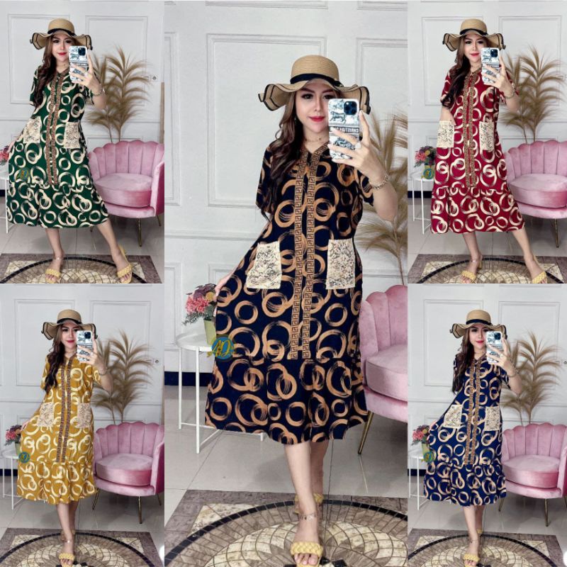 DASTER ARAB RENDA BAHAN RAYON MURAH BUSUI JUMBO LD110-112