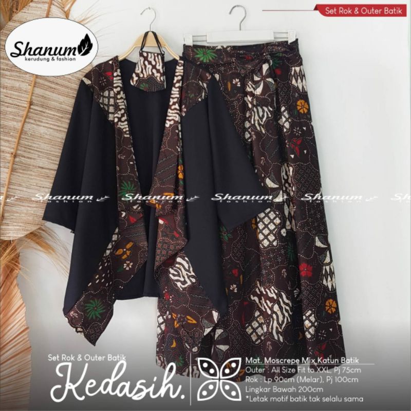 set rok batik outer