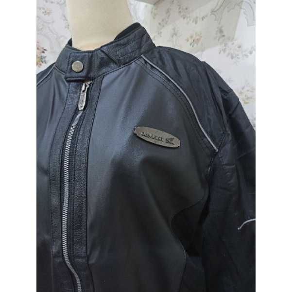 JAKET HONDA ORIGINAL SEMI KULIT TRENDY