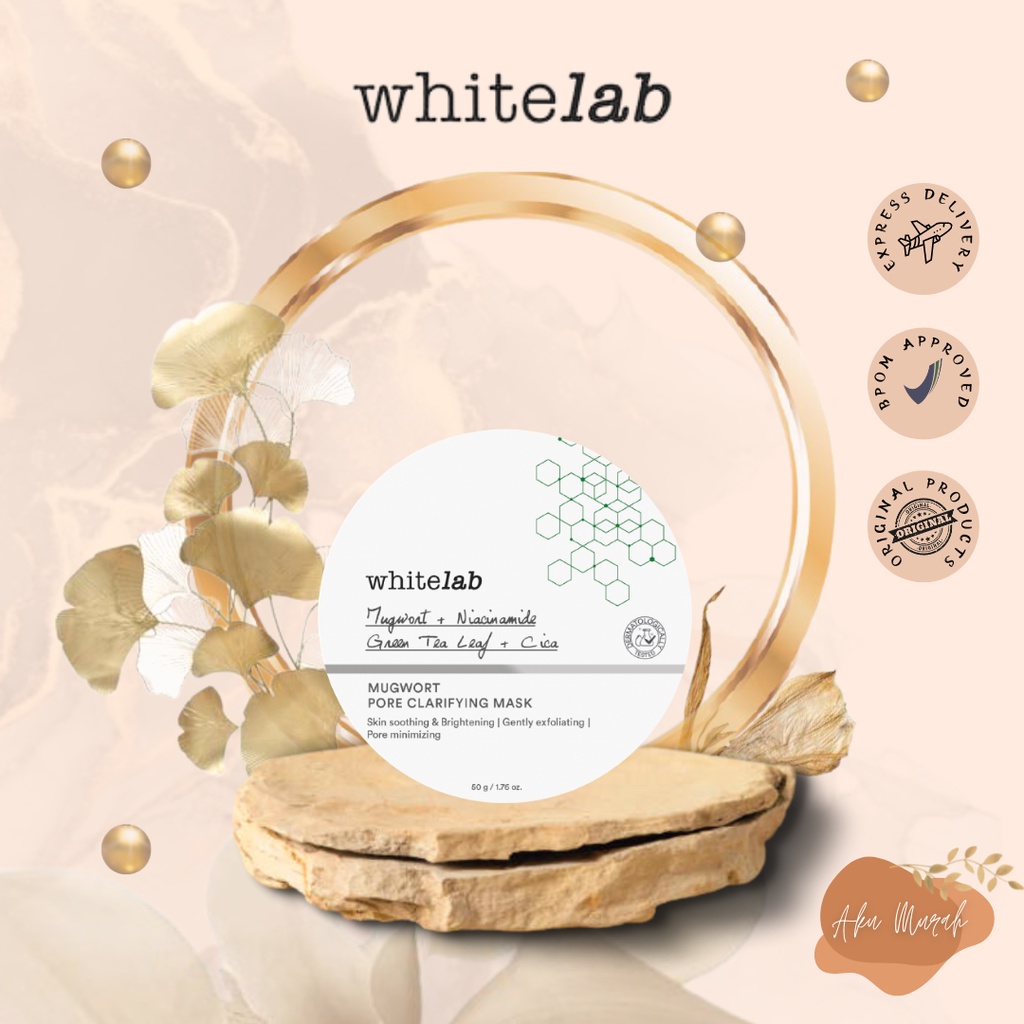 ✨ AKU MURAH ✨ Whitelab Mugwort Pore Clarifying Mask ORIGINAL // Masker Wajah