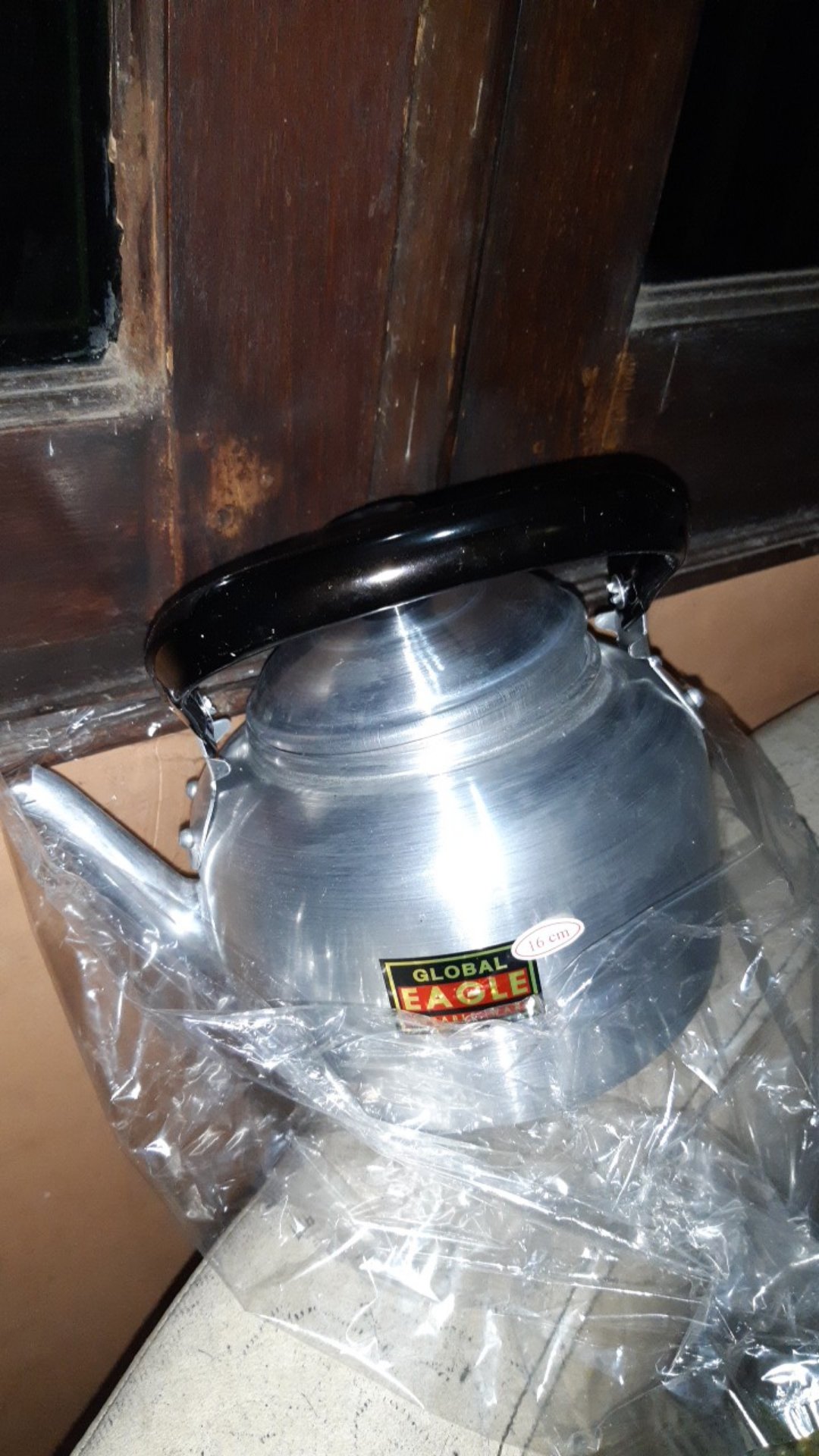 Teko Minum Masak / Ceret  Cor Almunium 16 18 20 Cm Global Eagle