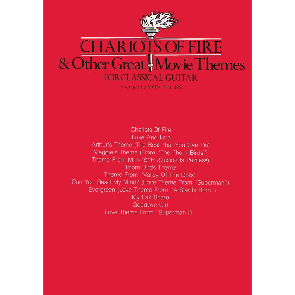 

Buku Gitar Chariots of Fire & Other Great Movie Themes