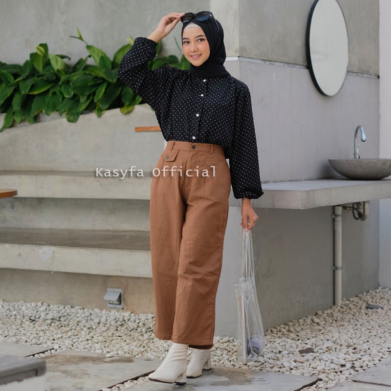 CHISA KULOT LINEN VARIASI POCKET