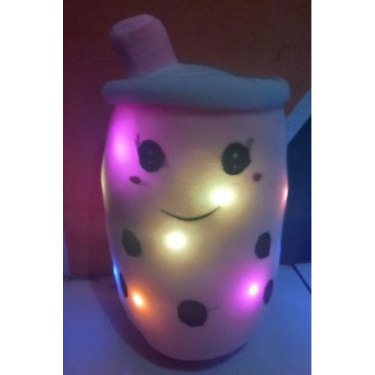 Boneka Boba Milk Led(Nyala)Kedip Uk30Cm Mainan Anak Viral Murah