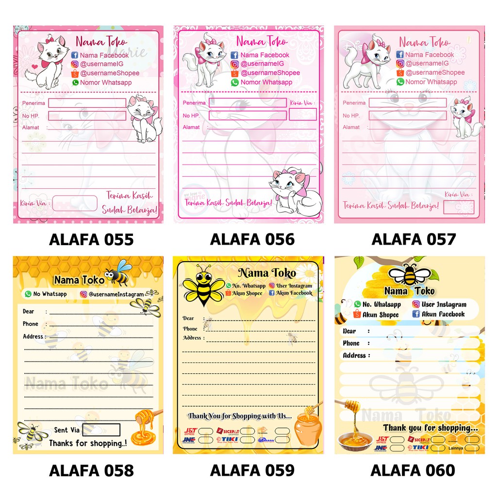 

1 pcs LABEL STIKER PENGIRIMAN - SHIPPING STIKER - LABEL PENGIRIMAN - STIKER OLSHOP - SHIPPING LABEL
