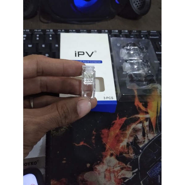 IPV MINI 3 TANK LIQUIDs CONTAINER 3.5 ML HARGA PER 1 PCS