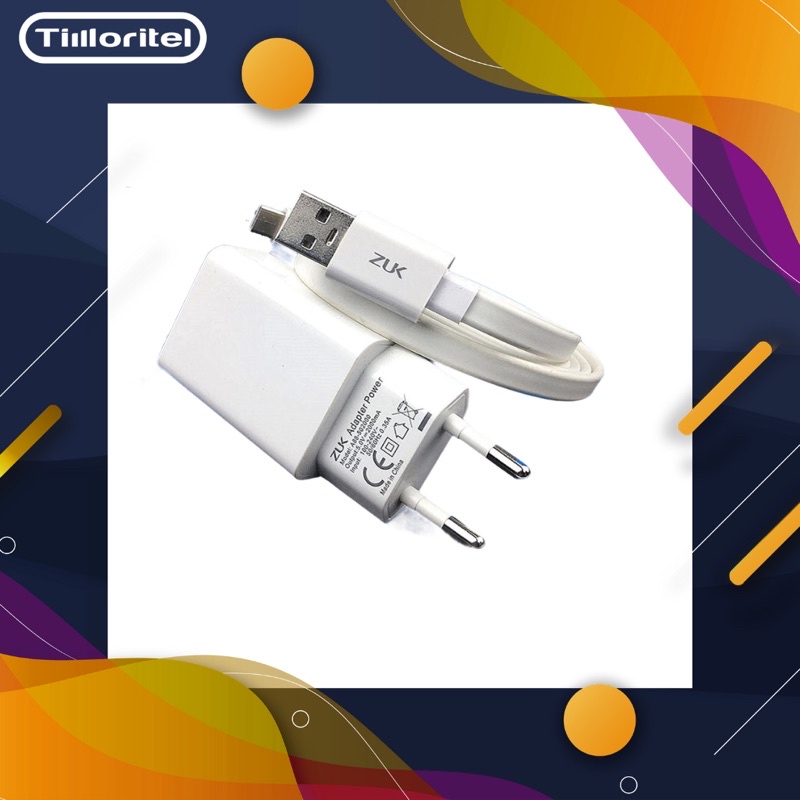 TC LENOVO ZUK A88-502000 +KABEL DATA TYPE C WHITE ORI 100%