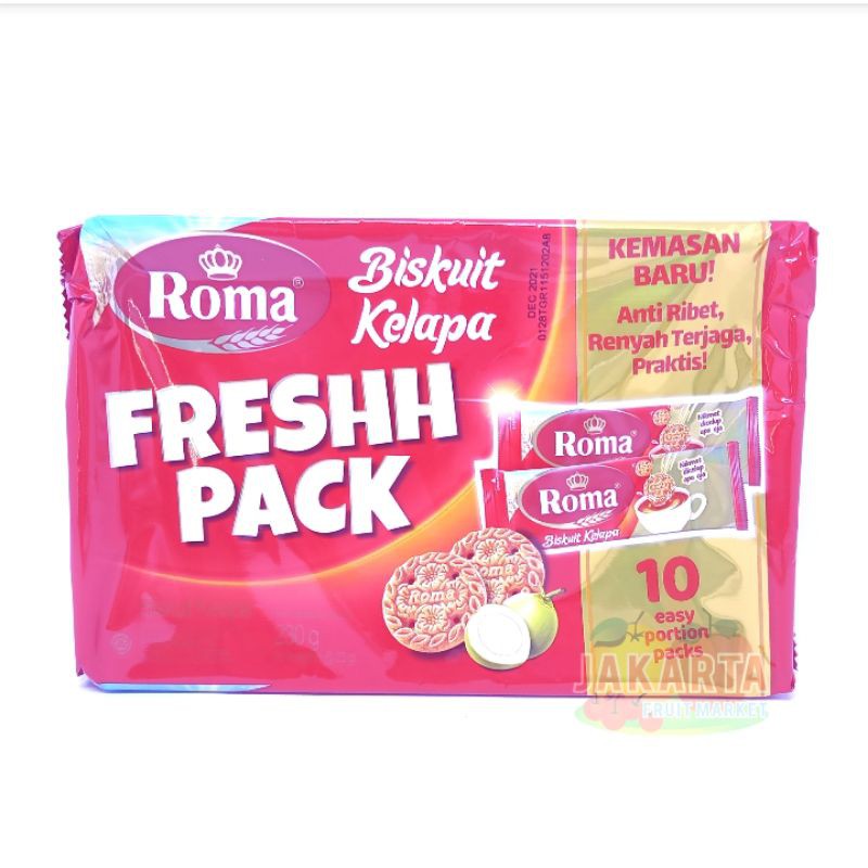 

(CAMILAN INSTAN) ROMA BISCUIT KELAPA FRESH PACK 230G