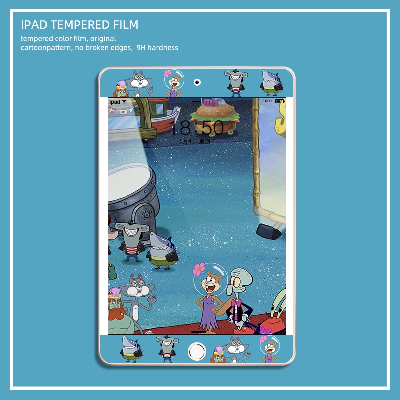 Sandy Film Tempered Glass Pelindung Layar Ipad Mini 123