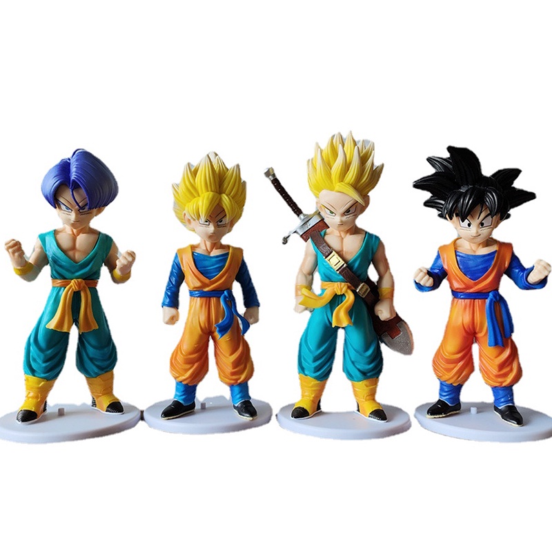 Mainan Action Figure Anime Jepang Dragon Ball Son Goten Super Saiyan Ukuran 18cm Untuk Koleksi