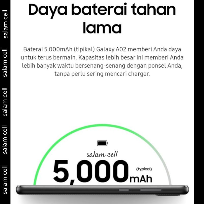 Samsung A03 CORE Ram 2/32GB Baterai 5.000MaH Garansi Resmi