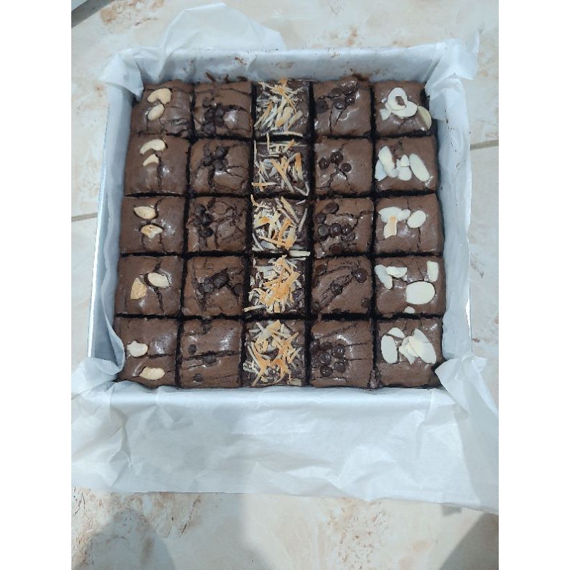 

Brownies sekat super nyoklat