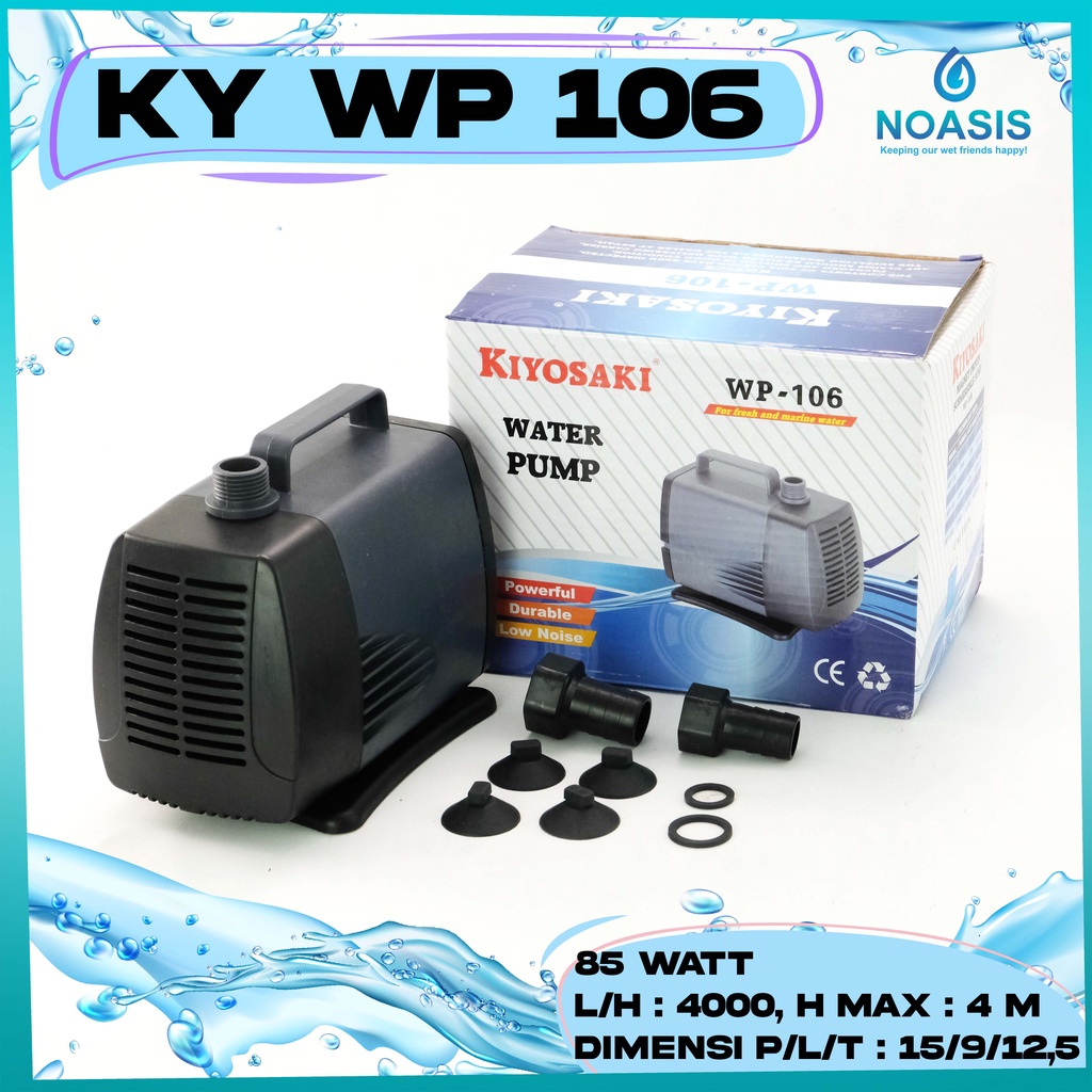 POMPA AIR CELUP AQUARIUM KIYOSAKI WP 106 SUBMERSIBLE PUMP