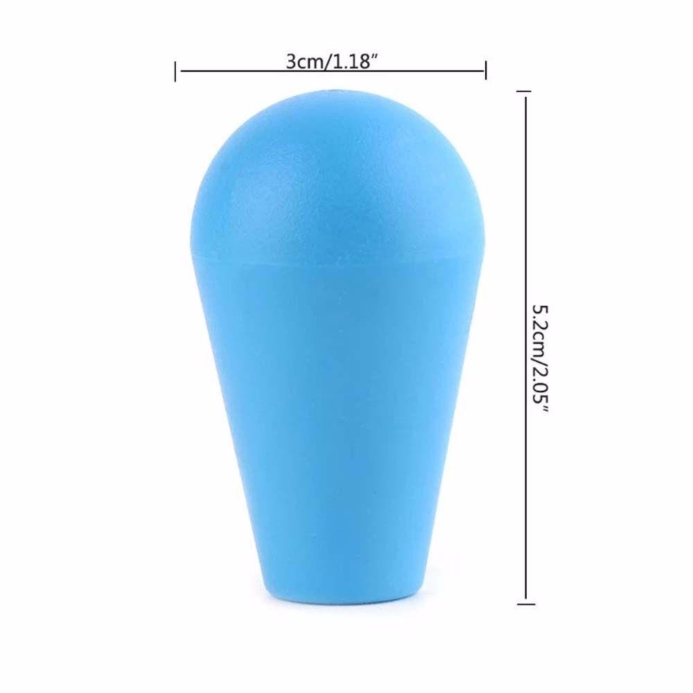 Nickolas1 Battop American Style Handle 51mm x 17mm Kualitas Tinggi Bat Topball Arcade Game Joystick Parts Konsol Game Oval Top Ball