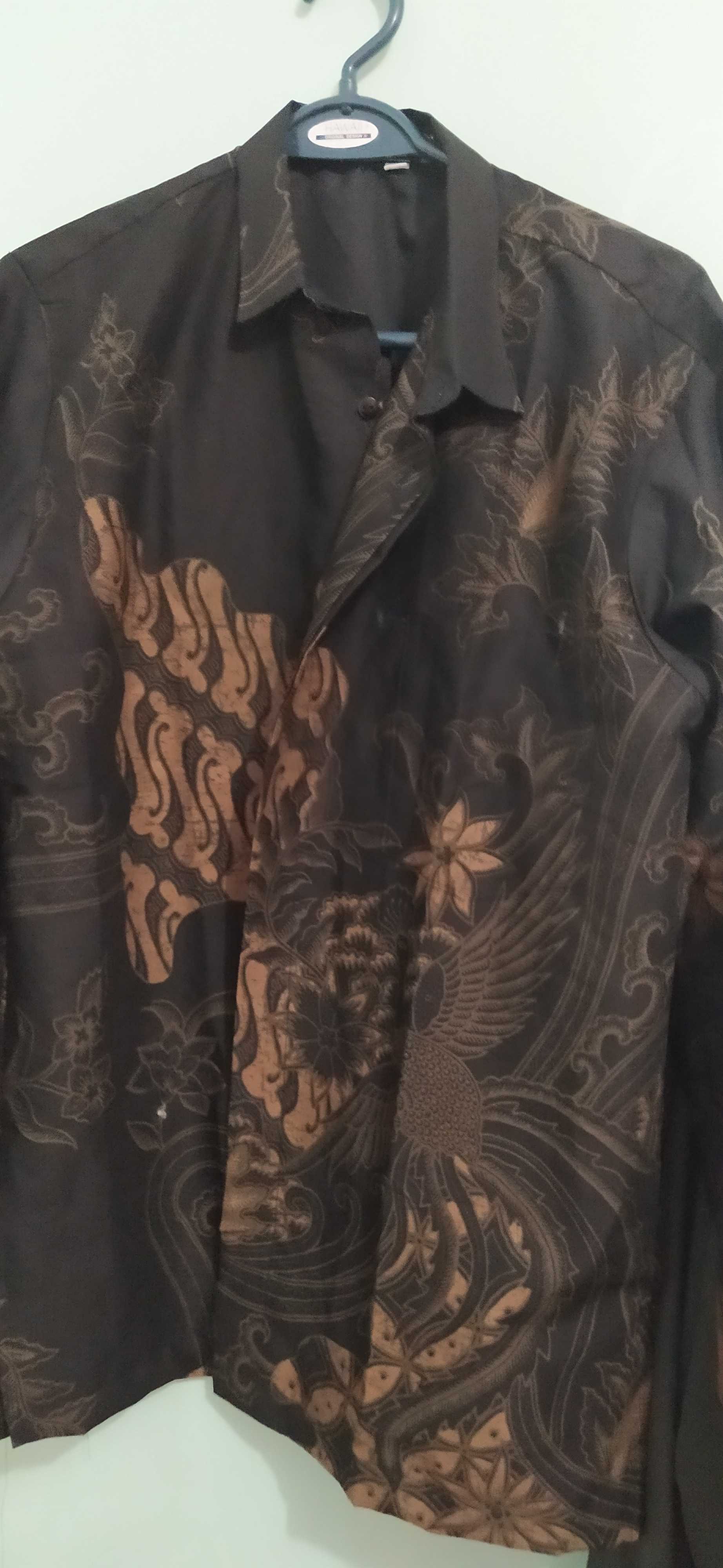 Sogan Parang Peksi Batik Pria Kemeja Batik Pria Lengan Panjang Katun Halus Primisima Solo Terbaru