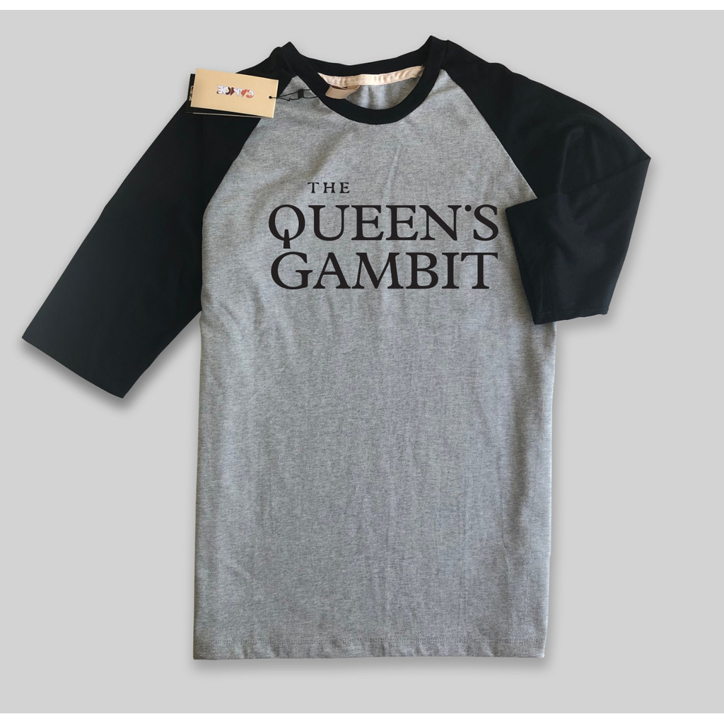 Kaos Raglan The Queens Gambit Chess Catur