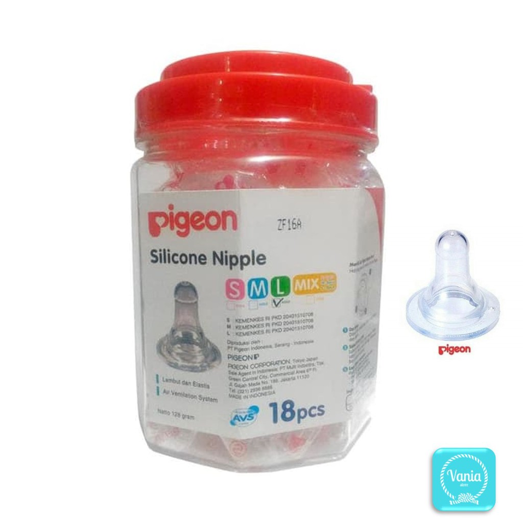 DOT PIGEON / Pigeon silicone nipple dot ekonimis 1 pc empeng