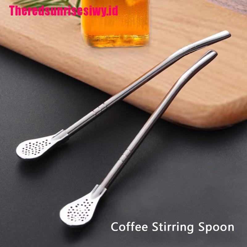 Sedotan Minum Teh Bahan Stainless Steel