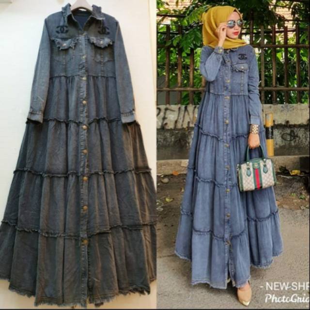 Gamis shofjeans ori SHR