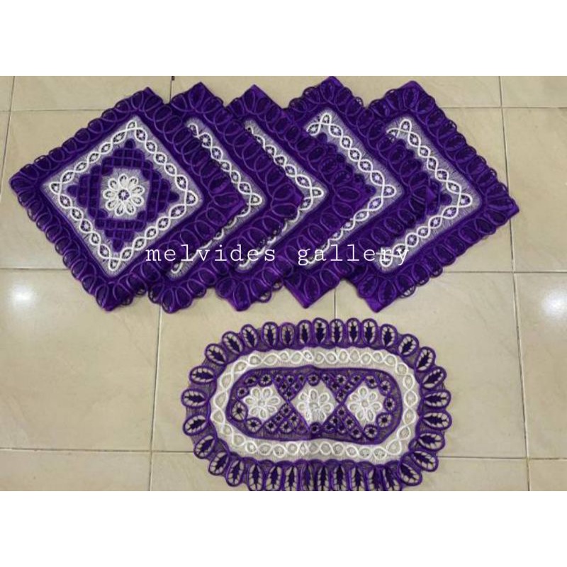 Sarung Bantal Kursi Sulam Usus