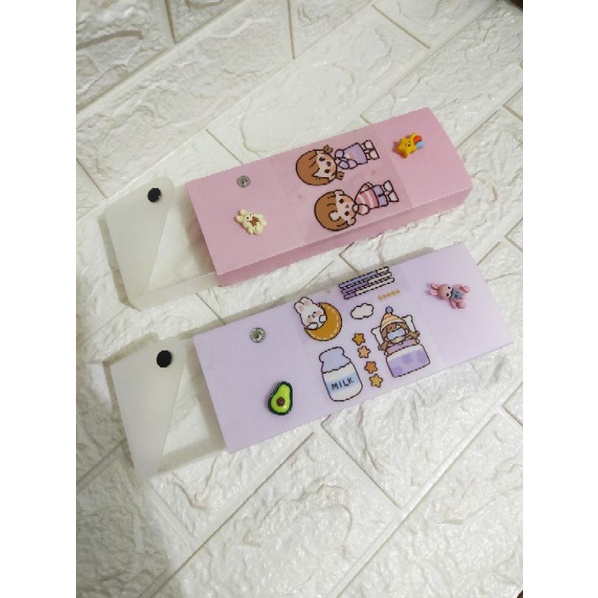 

Pencil Case Fancy / Kotak pensil / Giftbox / Cute Stikers / Berkualitas