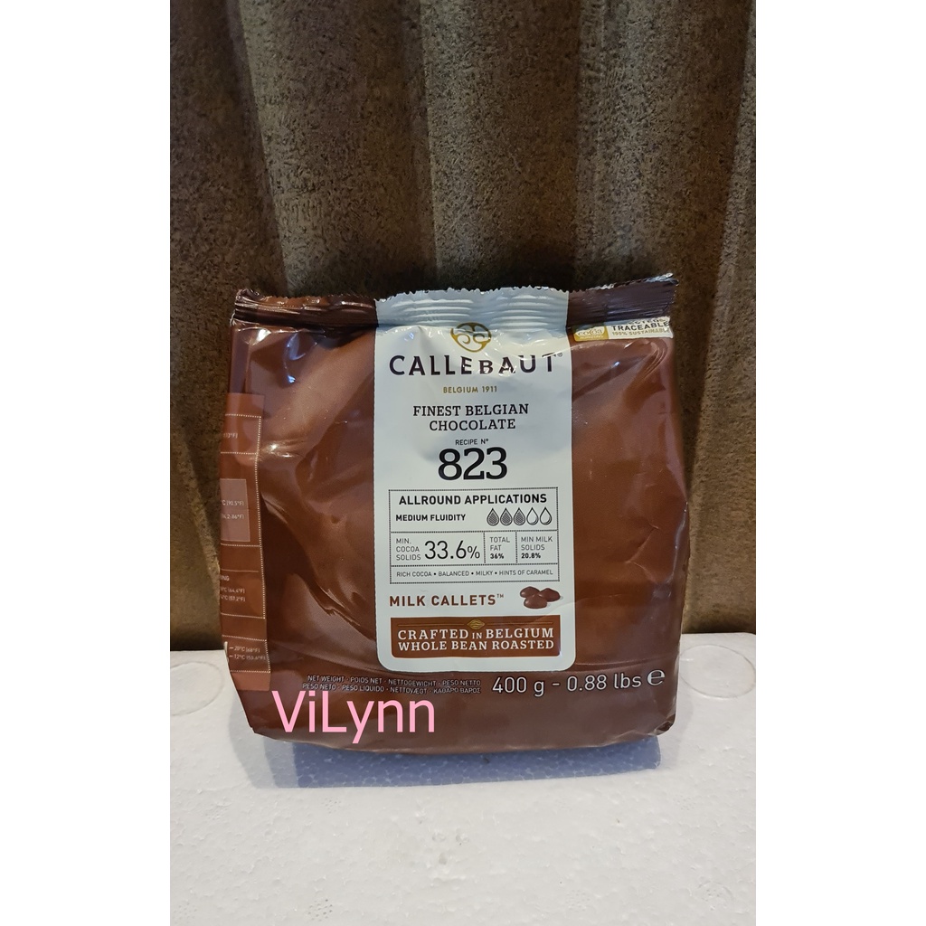 

Callebaut 33,6% Milk Chocolate 400gr (ORI PACK) FREE GEL ICE PACK