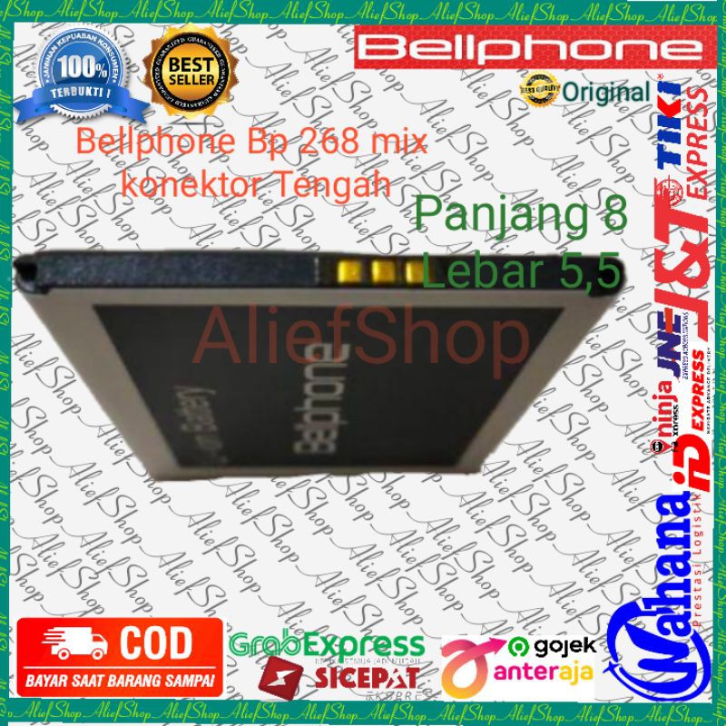 Batrai Bellphone BP268 mix Batre Bell phone Bp 268 Baterai Original